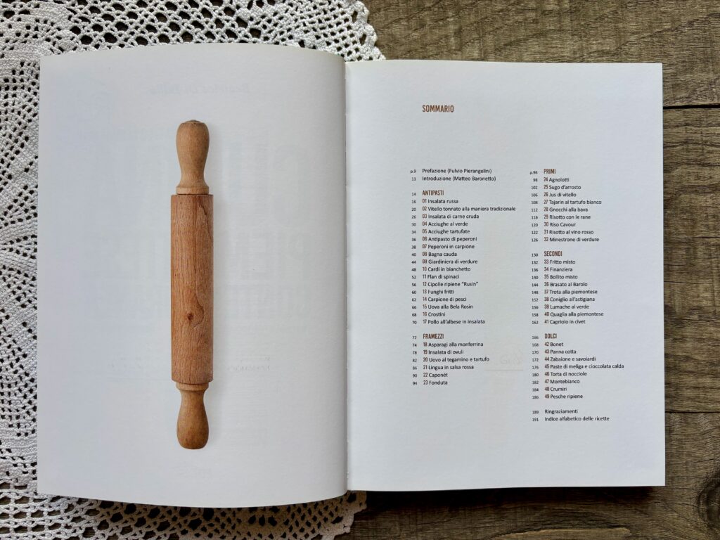 Baronetto, Cucina Piemontese Contemporanea