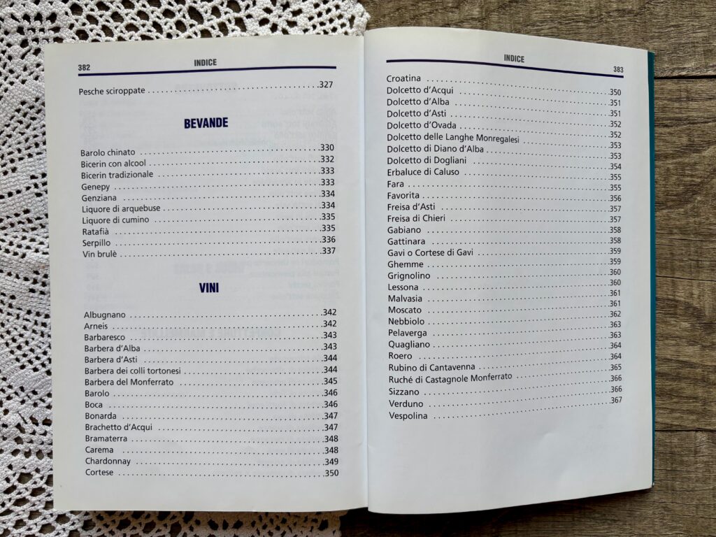 Marra, Cucina Piemontese