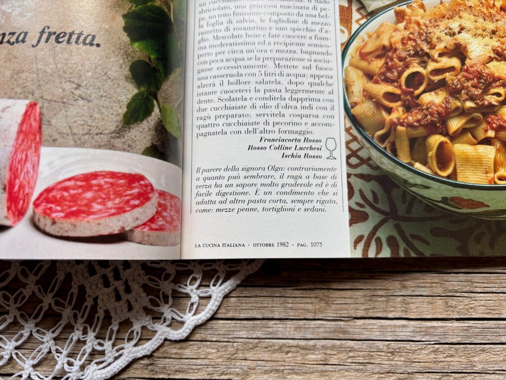 La signora Olga dice che...1982