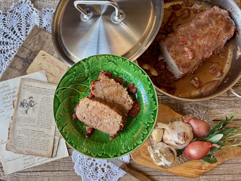 Polpettone in casseruola alla piemontese
